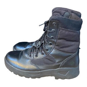 Response Gear Tactical Footwear Black Lace-up Work Field US 9 Mens Work Boots